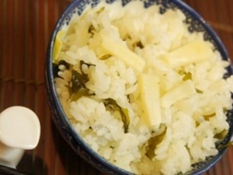 出汁いらず、ありそでなかった若竹ご飯